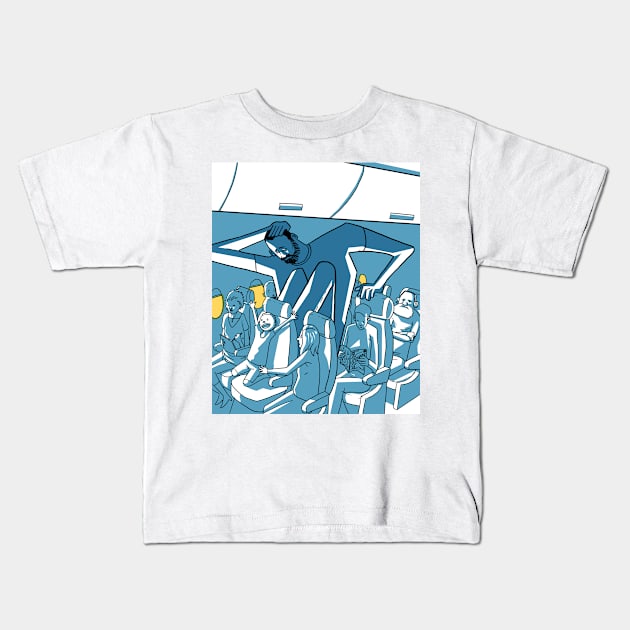 Planely Speaking Kids T-Shirt by LiamCallebout